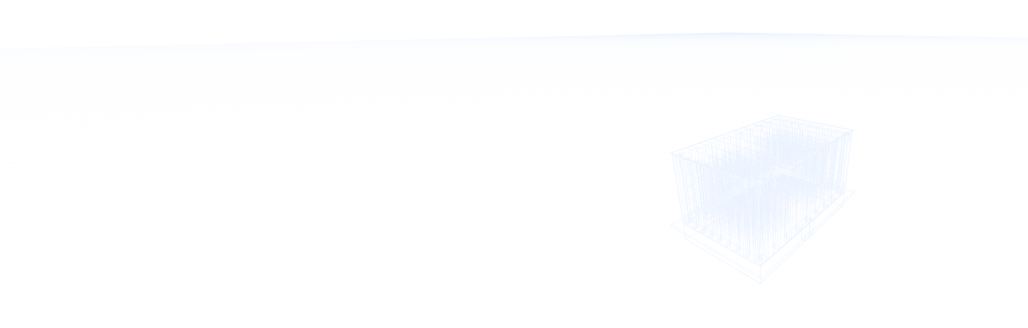 3D wireframe building model