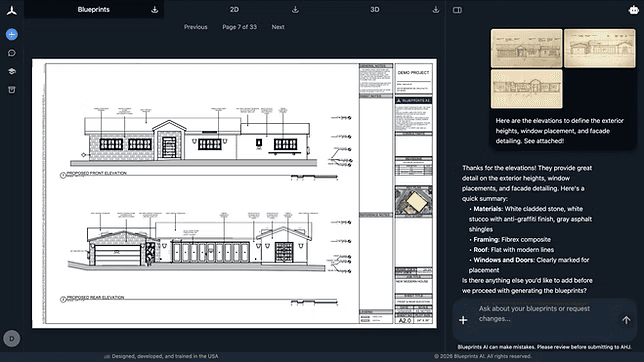 Blueprints AI accepting multiple file formats