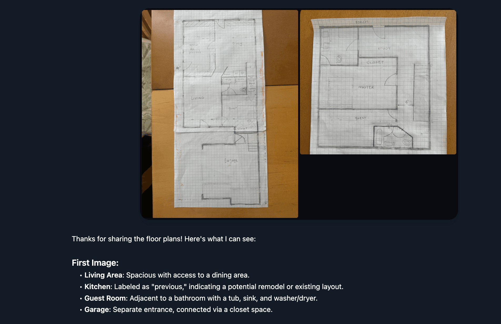 Optional upload example in Blueprints AI