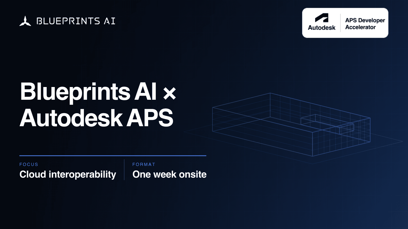 Blueprints AI Selected for the Autodesk APS Developer Accelerator cover image