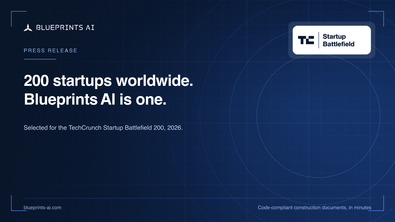 Blueprints AI Is Heading to TechCrunch Disrupt 2026 cover image