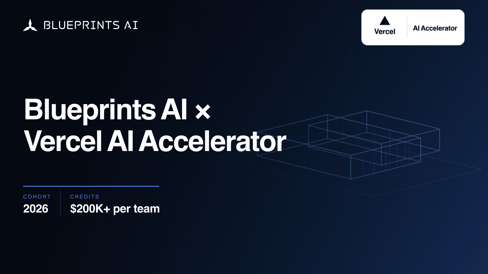 Blueprints AI Joins the 2026 Vercel AI Accelerator cover image