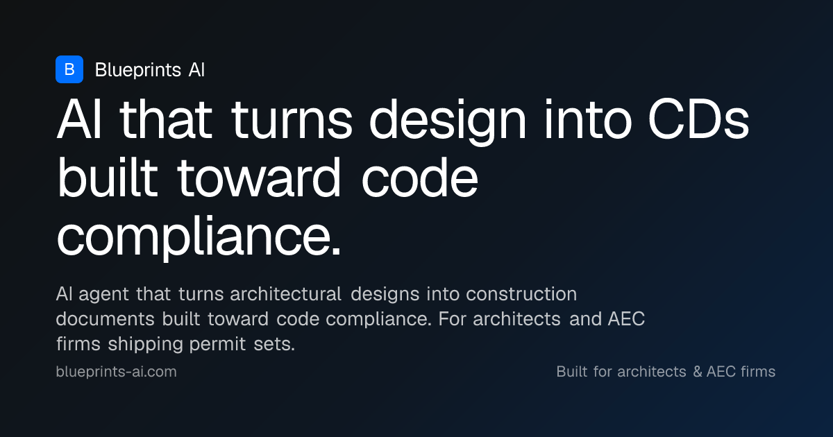 Sign Up | Blueprints AI